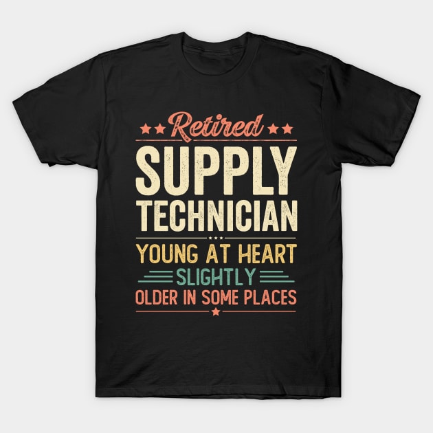 Retired Supply Technician T-Shirt by Stay Weird
